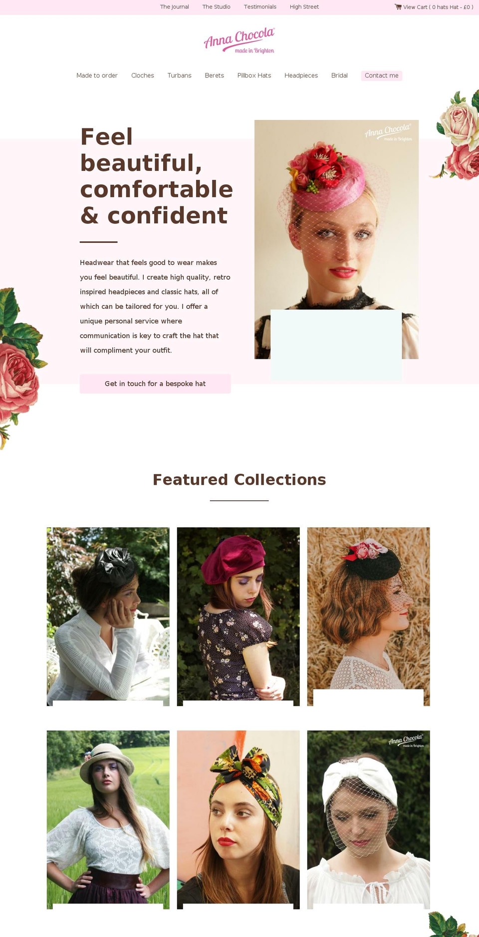 annachocola.com shopify website screenshot