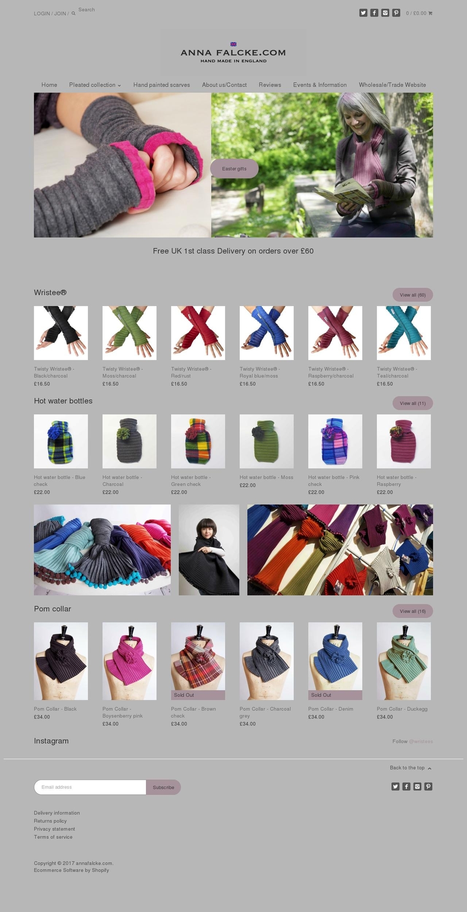 annafalcke.com shopify website screenshot