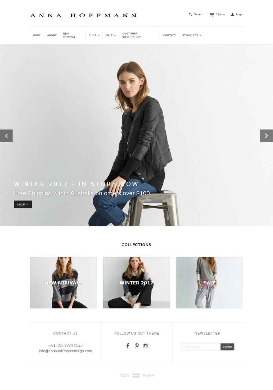 annahoffmanndesign.com shopify website screenshot