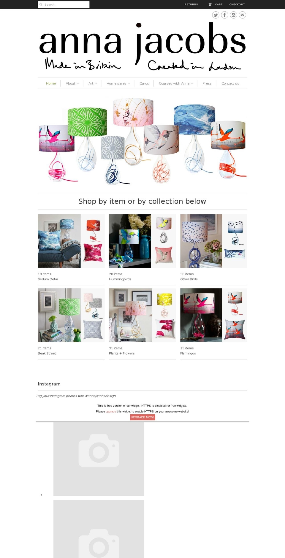 OOTS Support - June Shopify theme site example annajacobsart.com