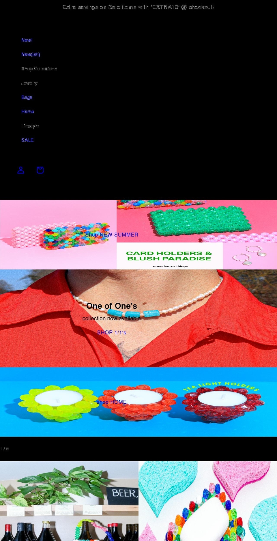 annalearnsthings.com shopify website screenshot