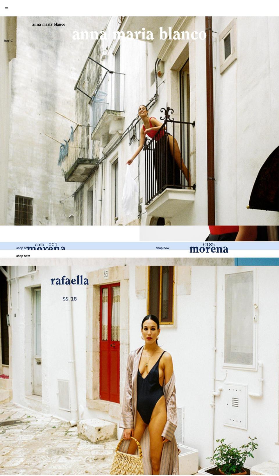 annamariablanco.com — Shopify storefront screenshot