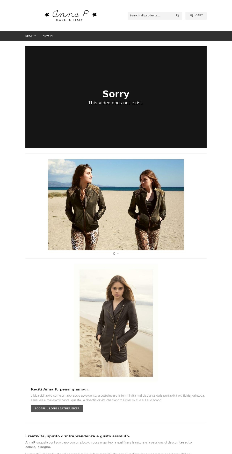 annapofficial.com — Shopify storefront screenshot