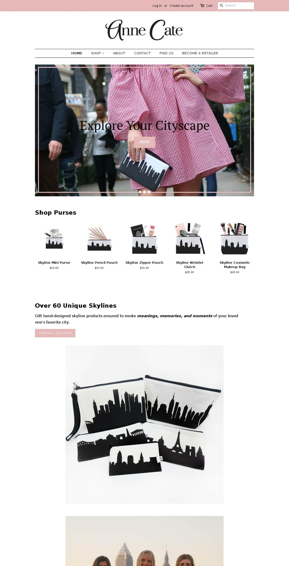 anncate.com — Shopify storefront screenshot
