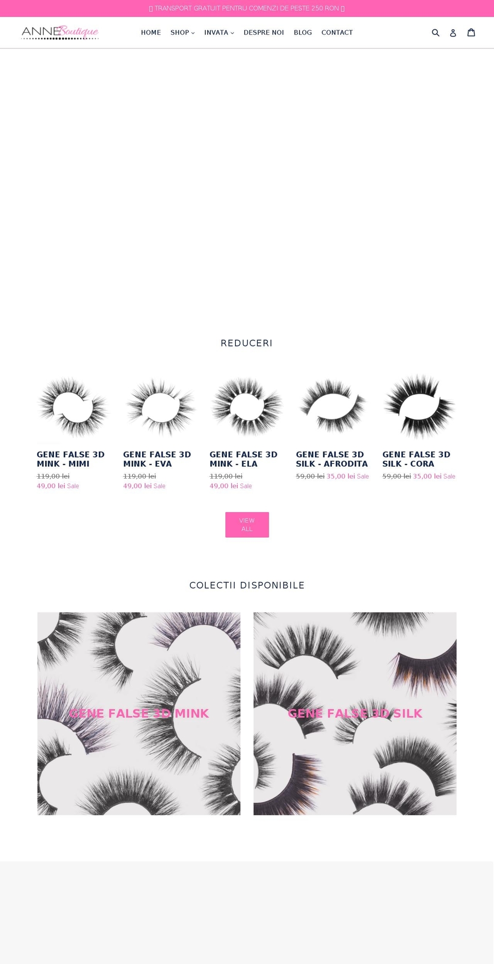 anne-boutique.com shopify website screenshot