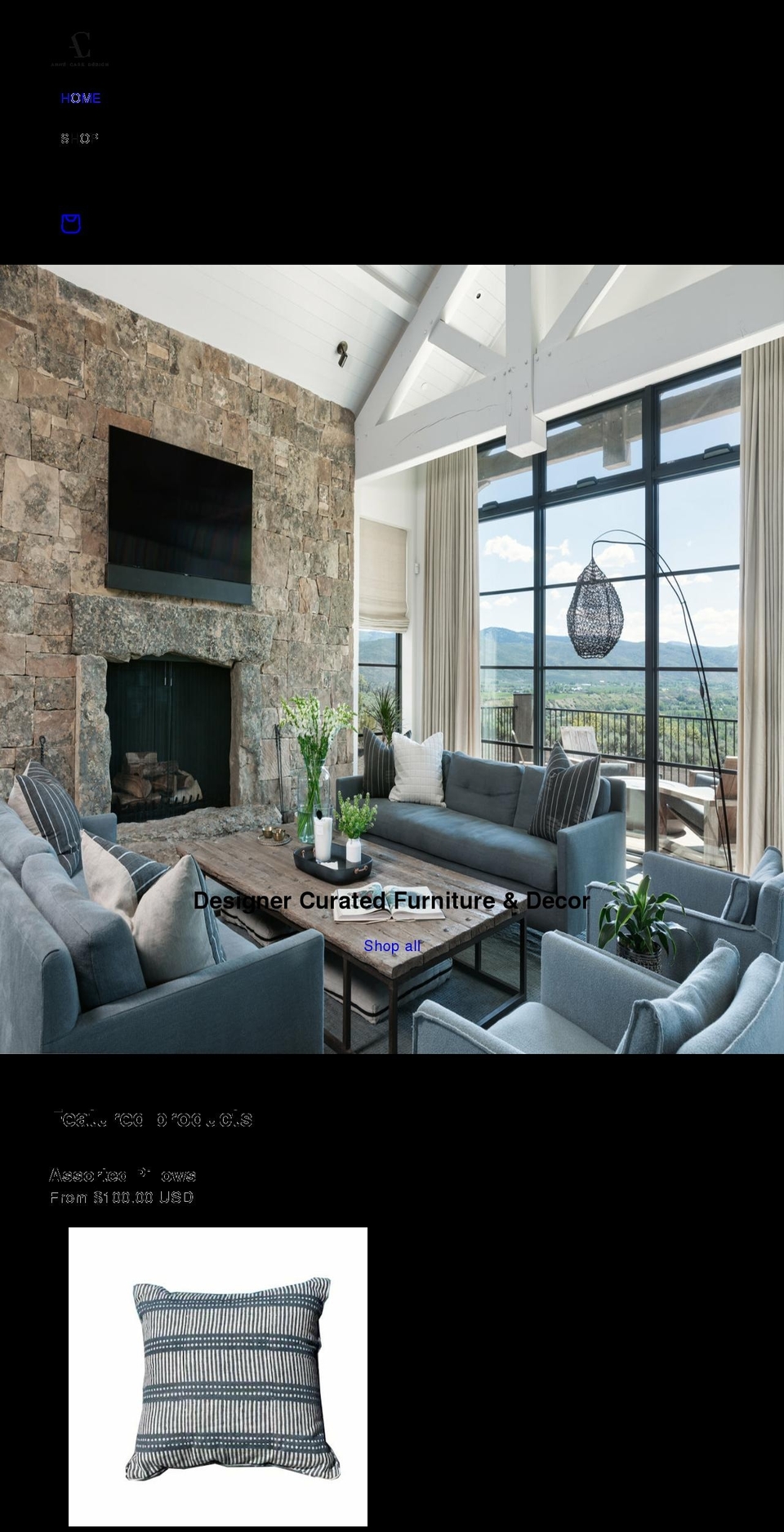 anne-carr-design.myshopify.com shopify website screenshot
