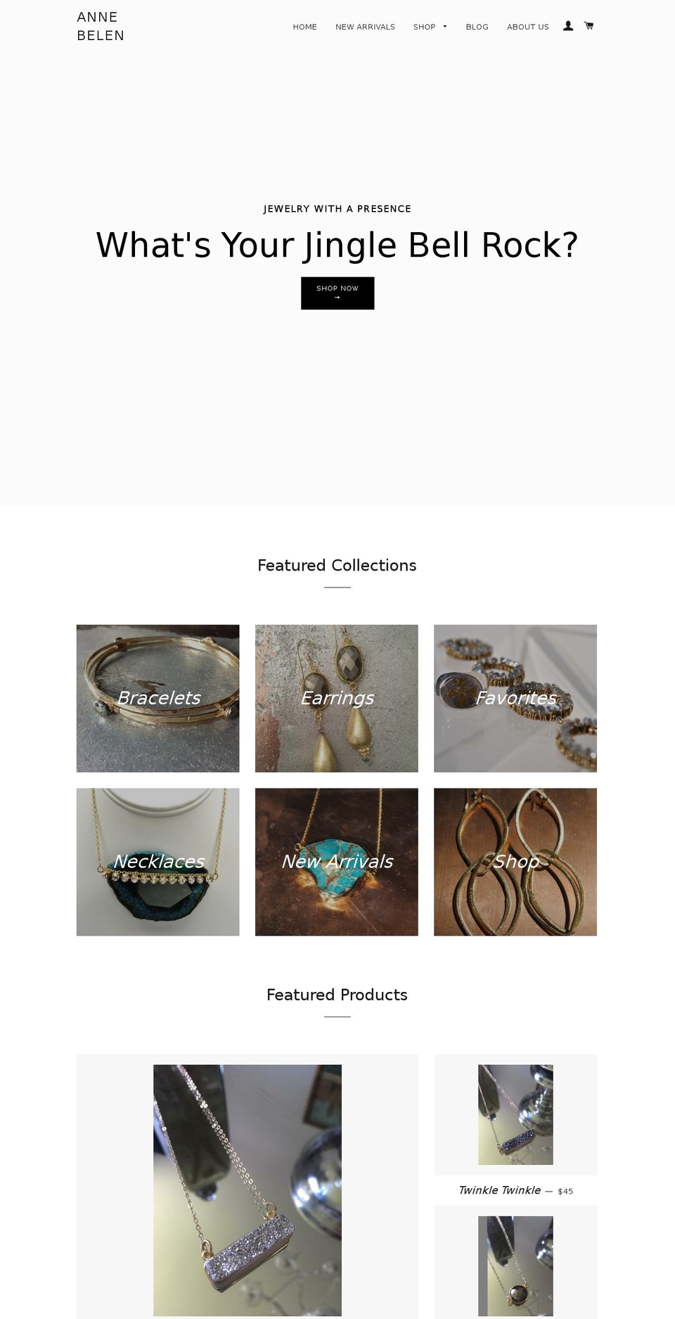 annebelen.com shopify website screenshot
