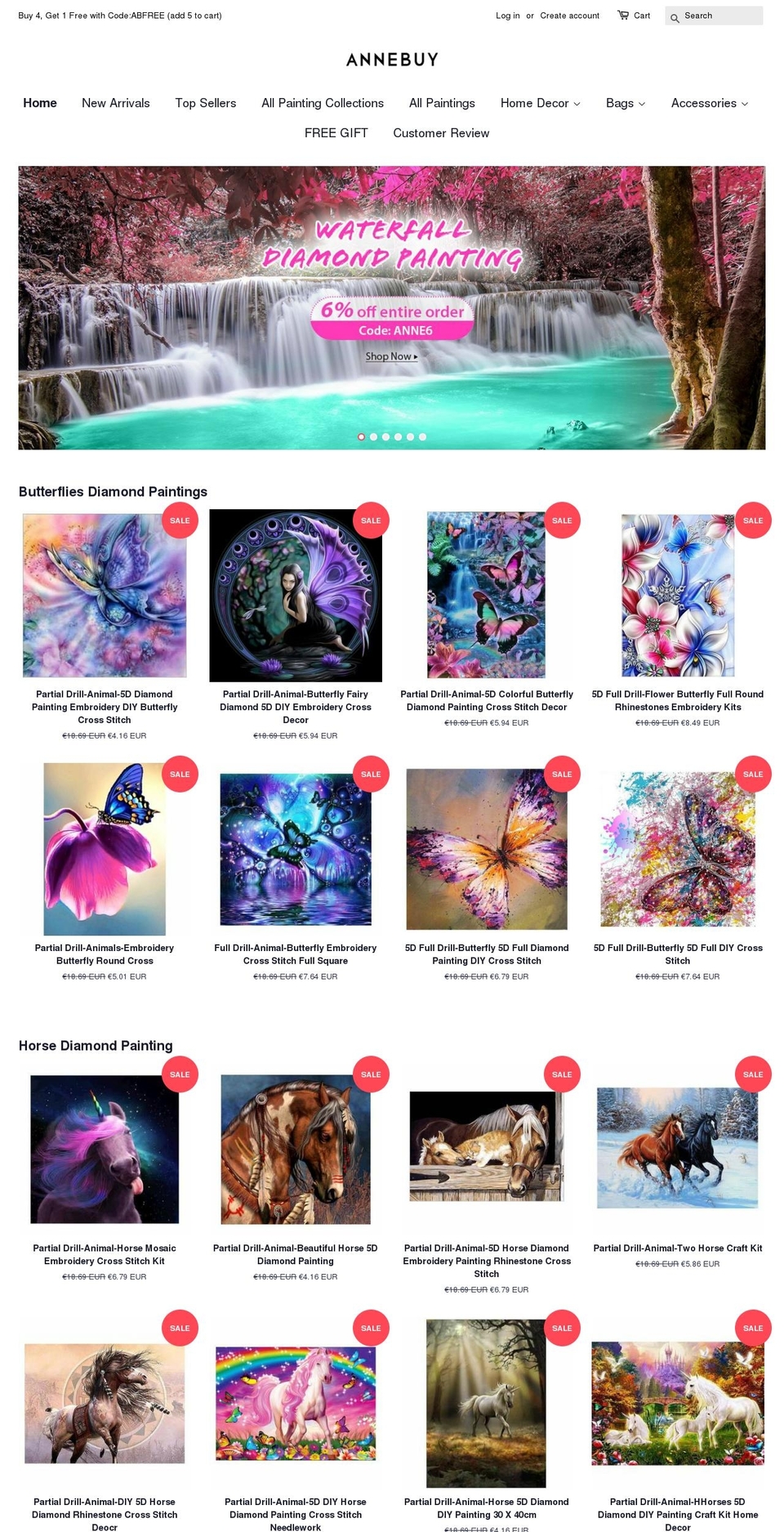 annebuy.com — Shopify storefront screenshot