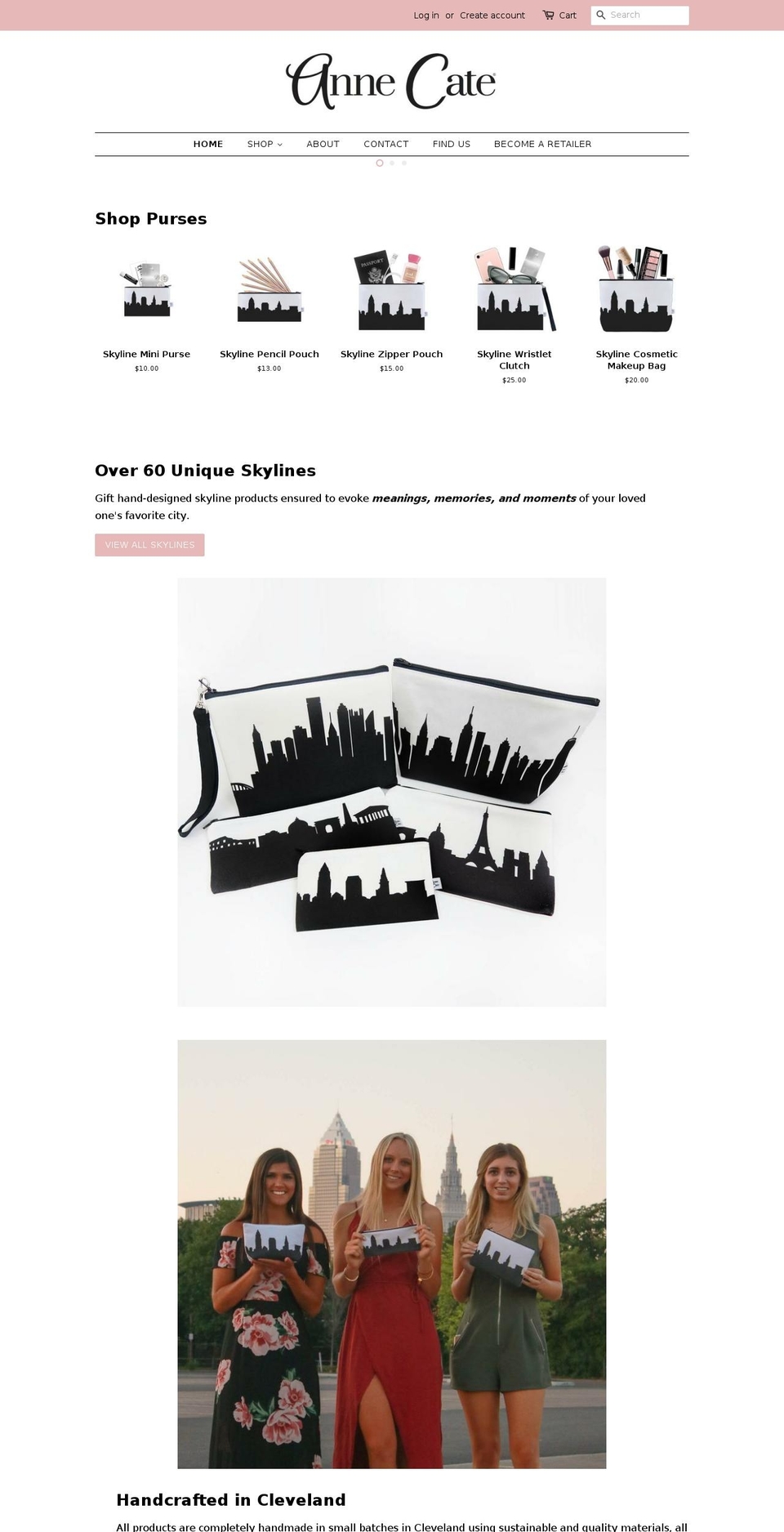 annecate.com — Shopify storefront screenshot
