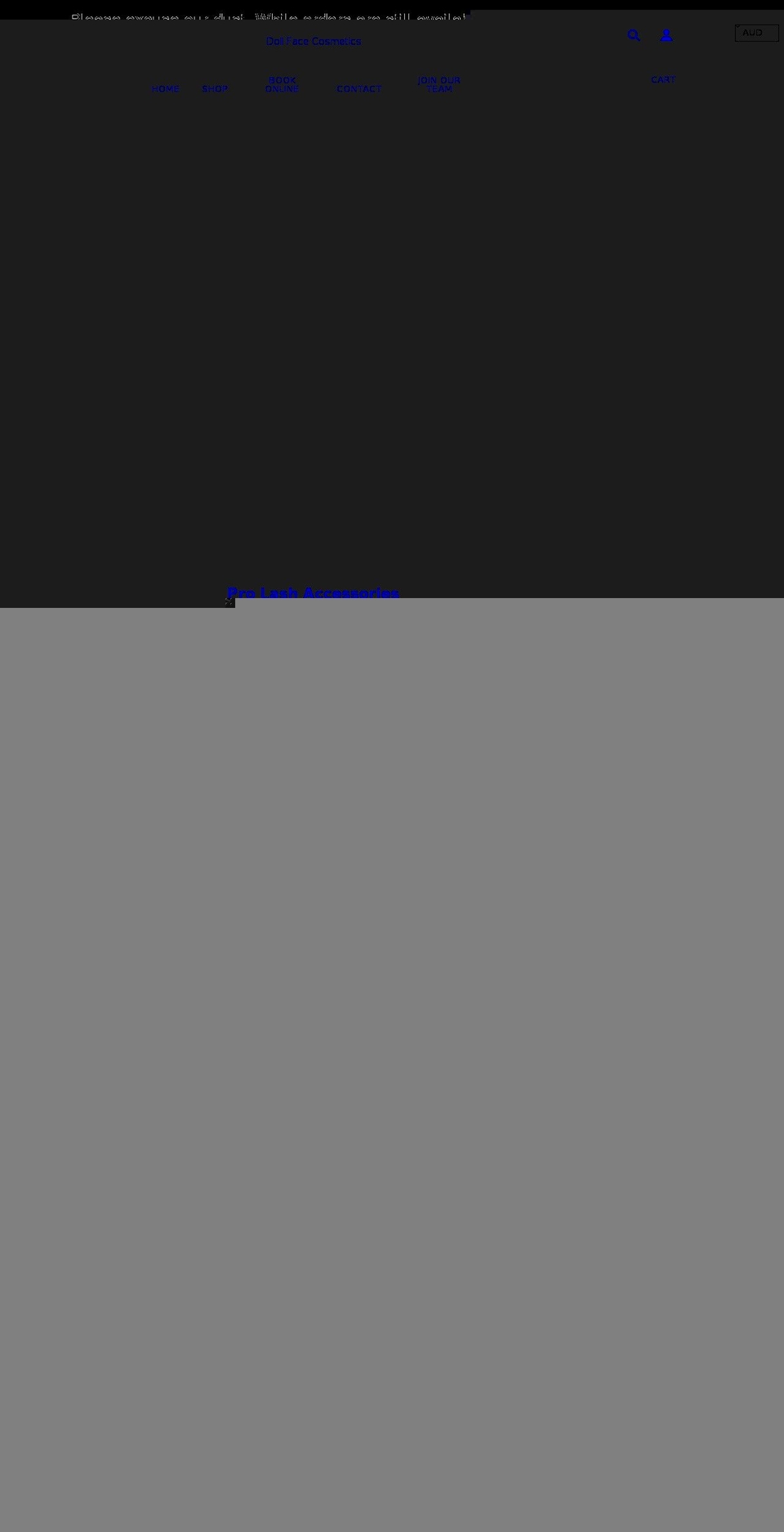 annefescada.com shopify website screenshot
