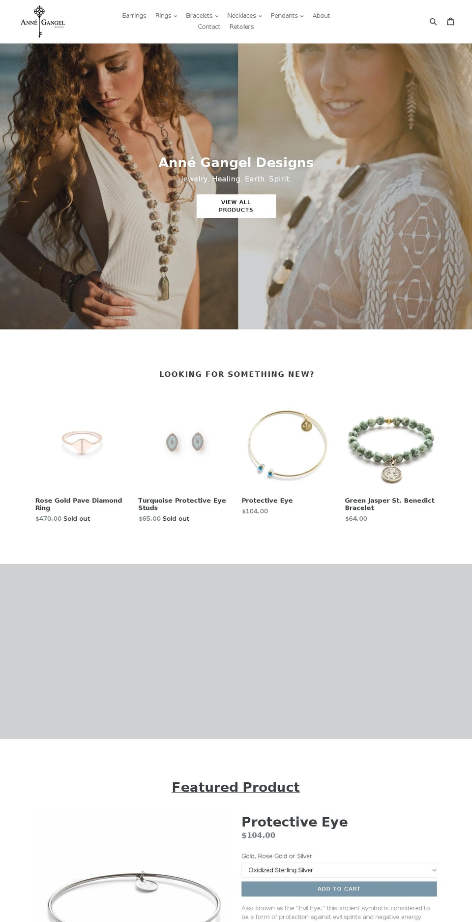 annegangel.com — Shopify storefront screenshot