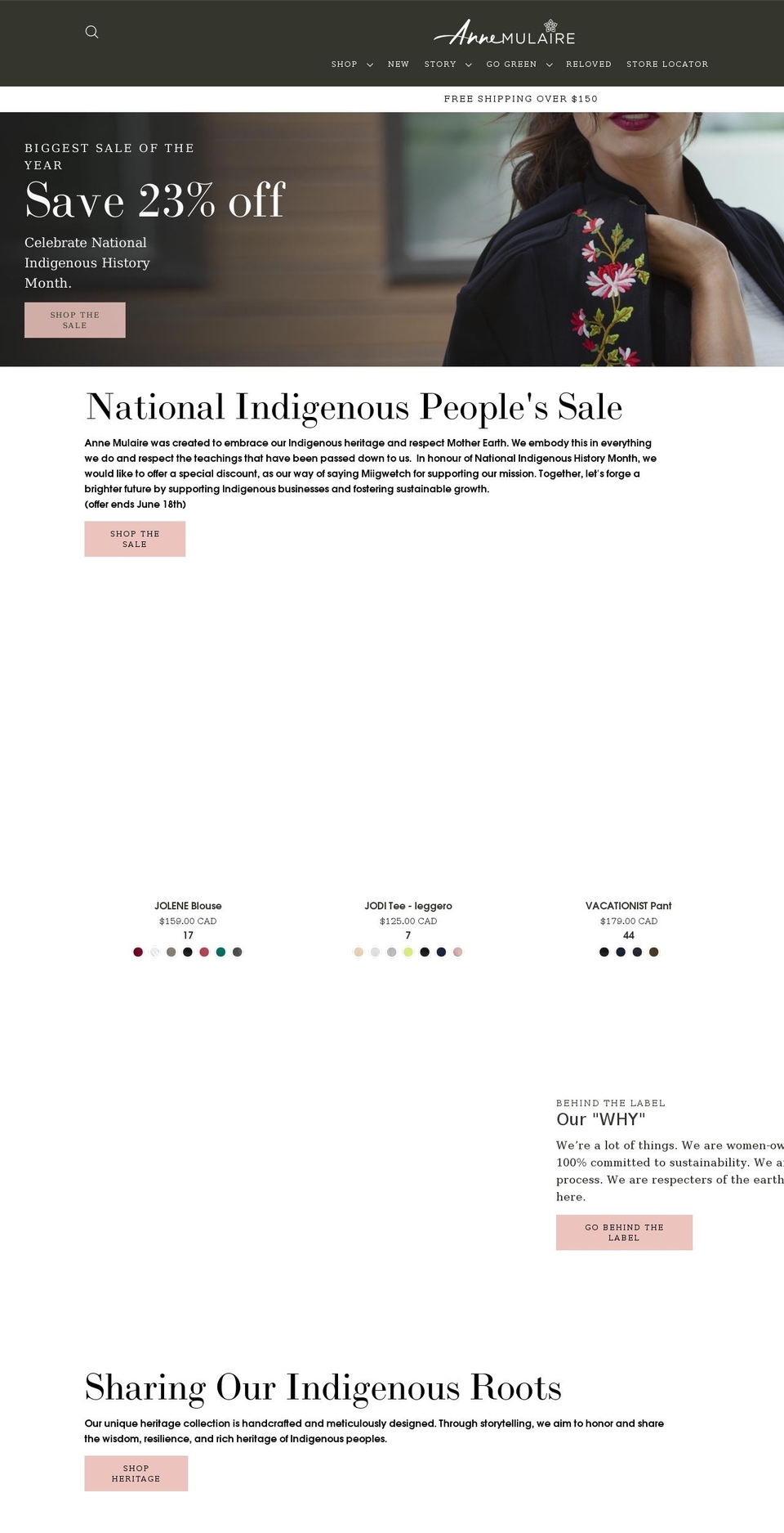 annemulaire.ca shopify website screenshot
