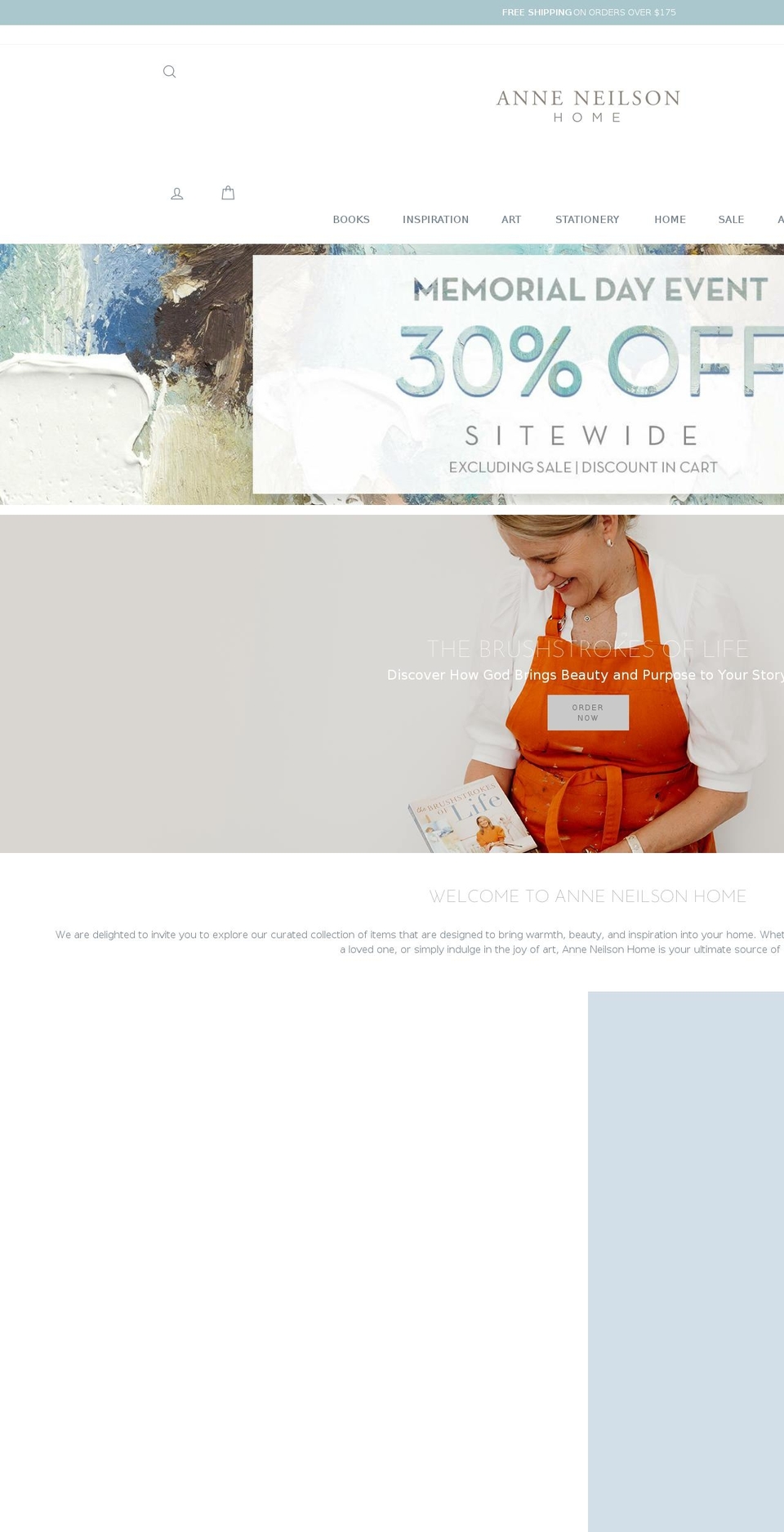 anneneilsonhome.com shopify website screenshot