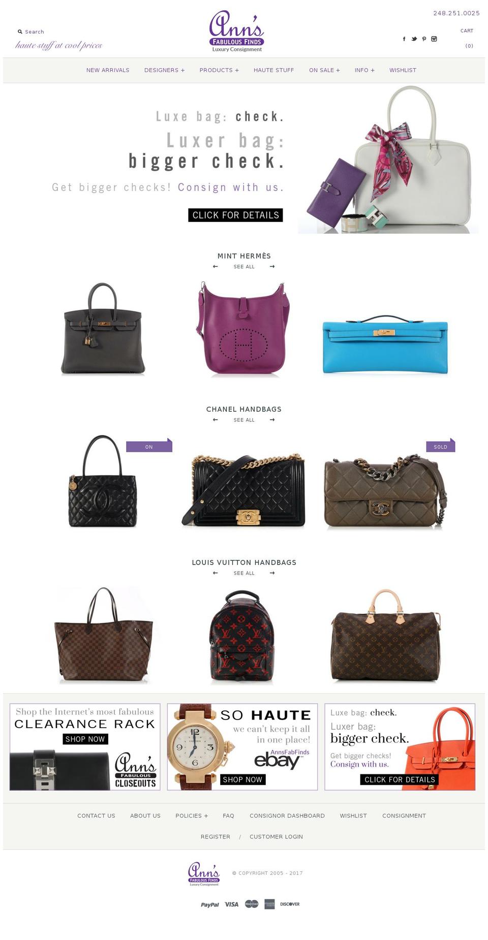 AFF Dev Shopify theme site example annesfabulousfinds.com