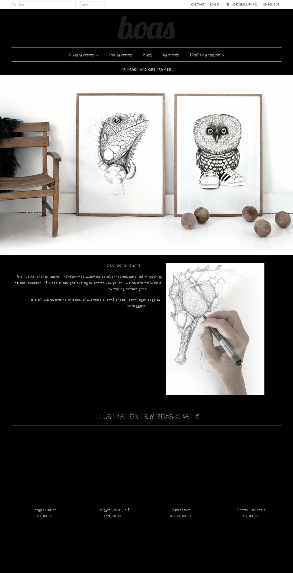 annetteboas.com — Shopify storefront screenshot