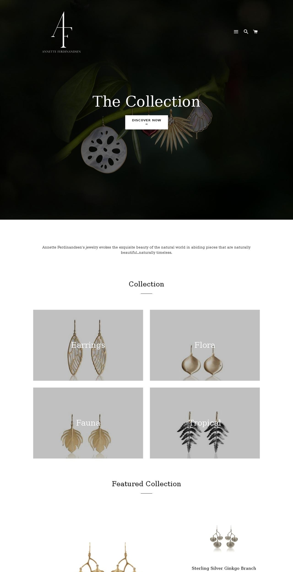 annetteferdinandsendesign.com shopify website screenshot