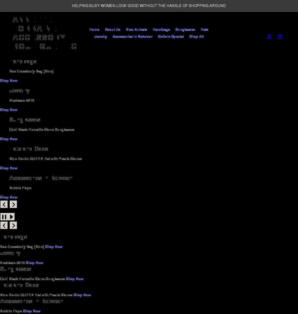 annettelorraine.com shopify website screenshot