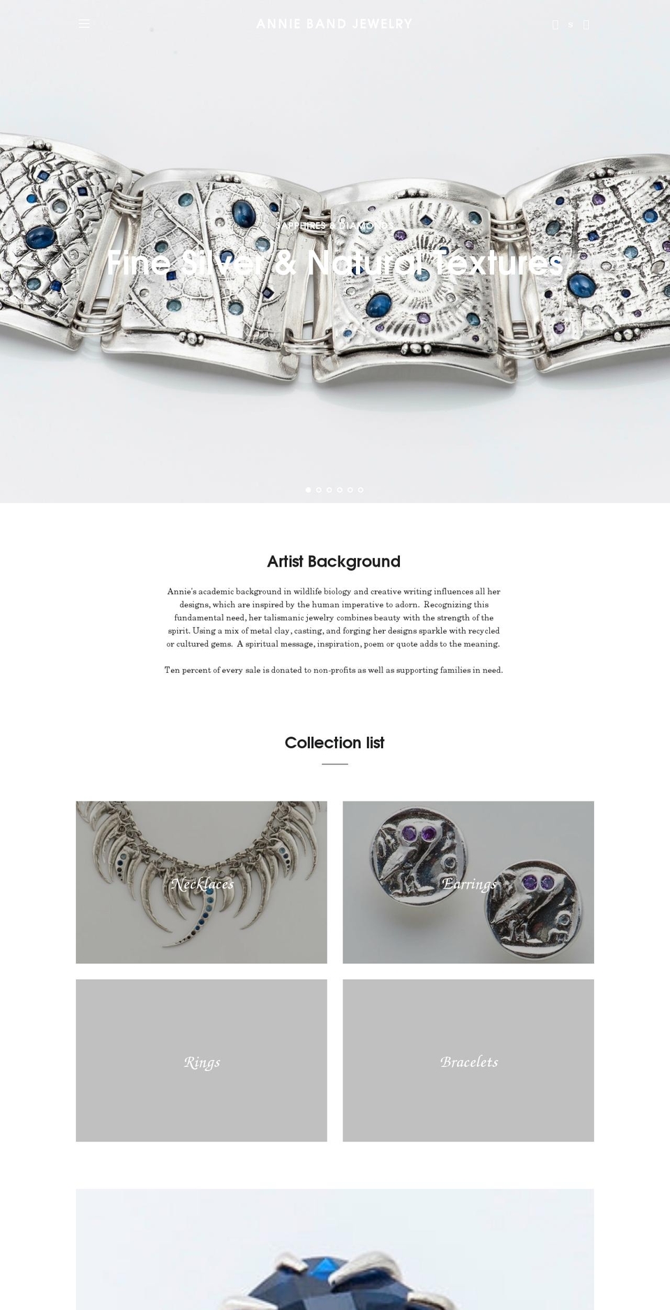 annieband.com shopify website screenshot