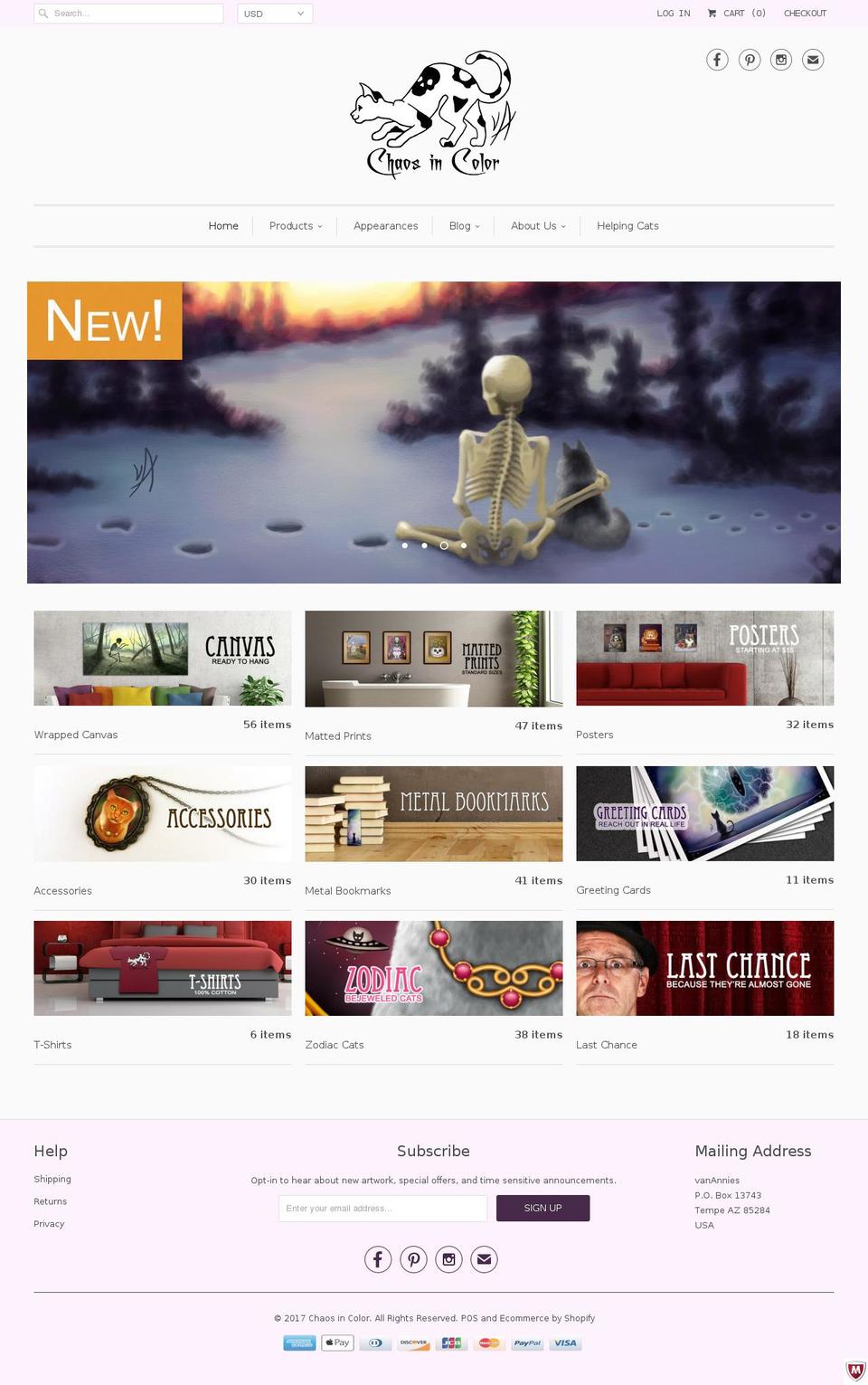 anniedunn.com shopify website screenshot