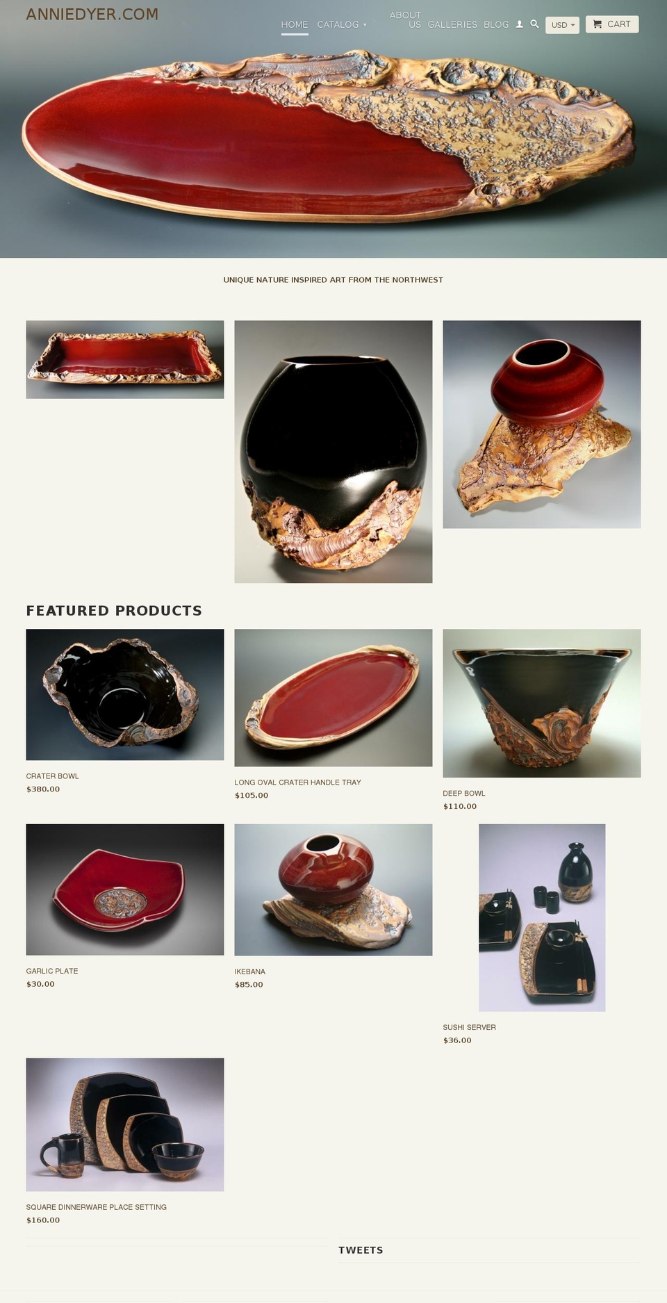 anniedyer.com shopify website screenshot