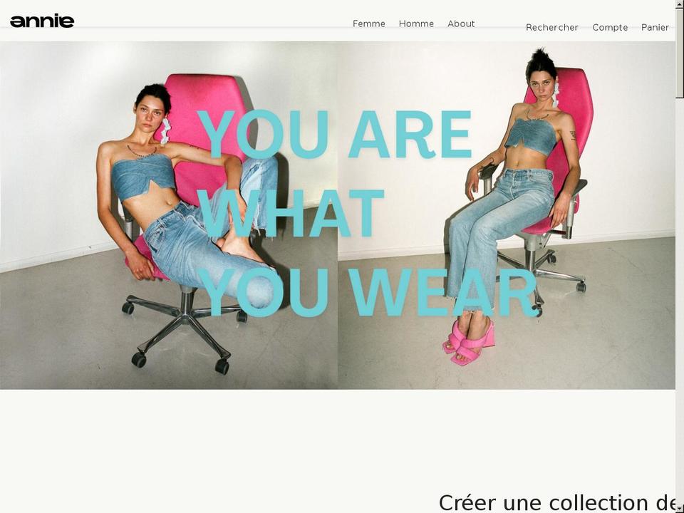 anniejeans.com shopify website screenshot