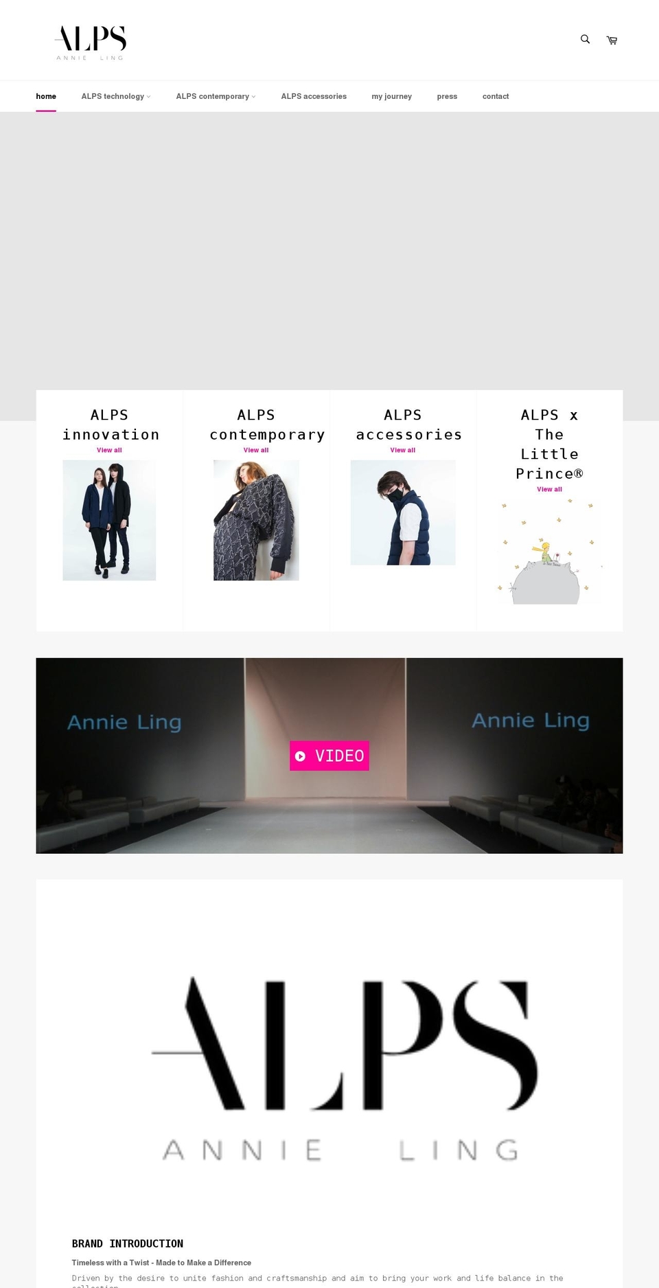 annieling.com shopify website screenshot