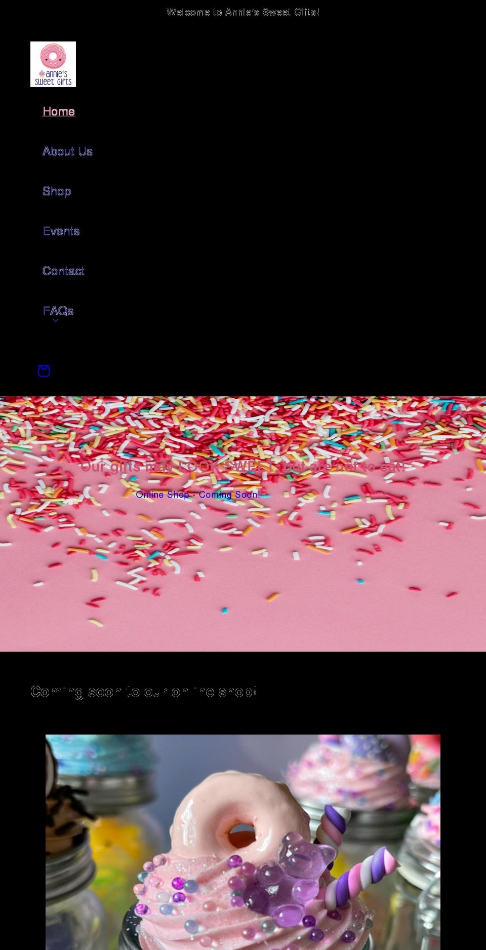 anniessweetgifts.com shopify website screenshot