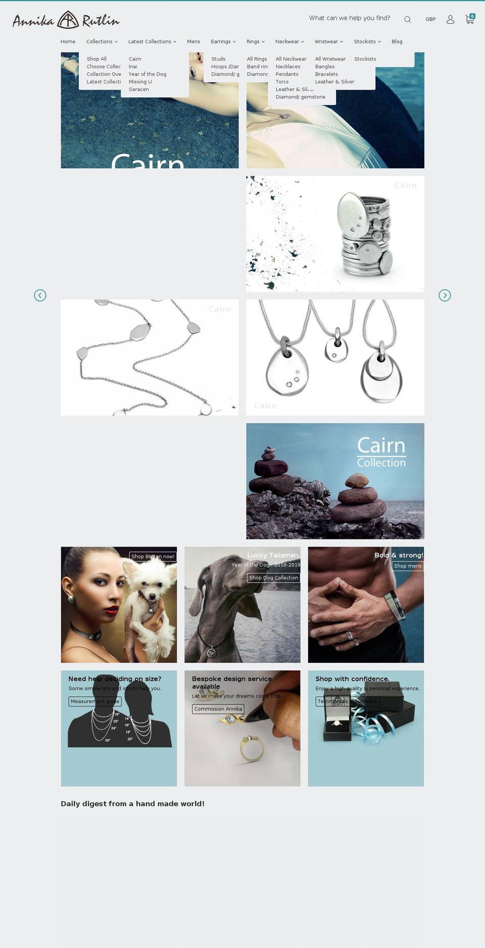 annikarutlin.com — Shopify storefront screenshot