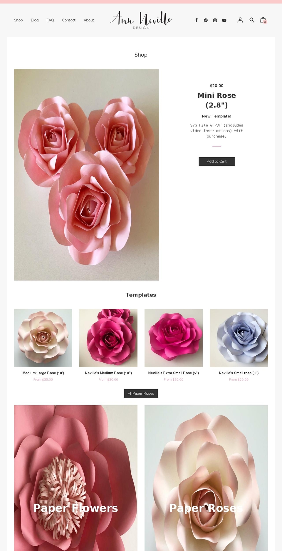 annneville.design shopify website screenshot