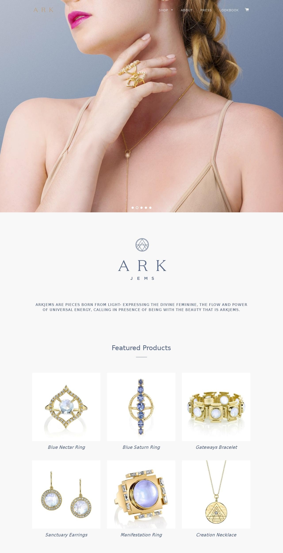 annrkormanjewelry.com shopify website screenshot