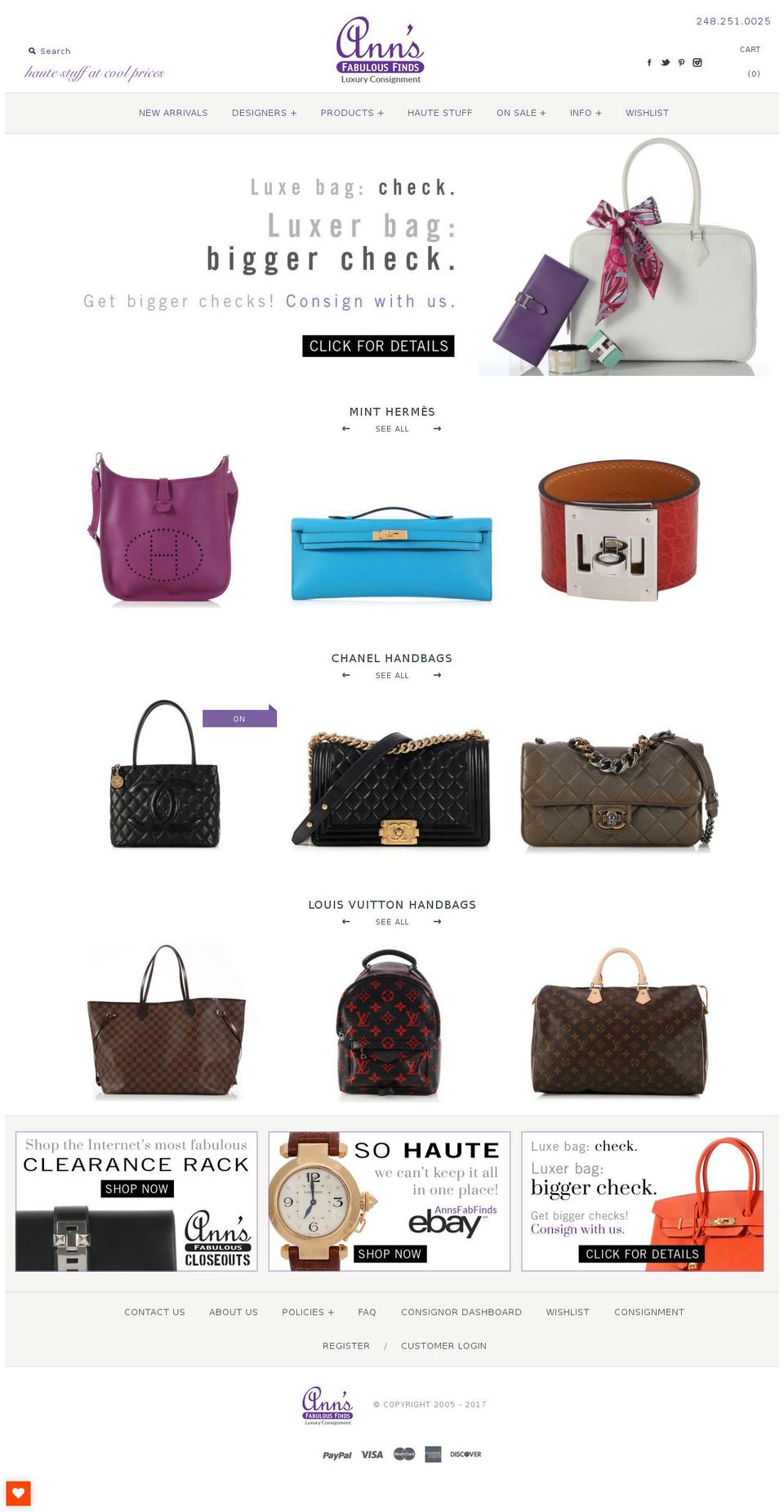 AFF Dev Shopify theme site example annsfabulousfinds.myshopify.com