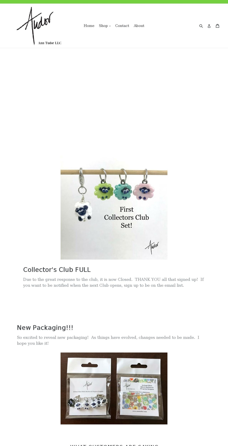 anntudor.com shopify website screenshot