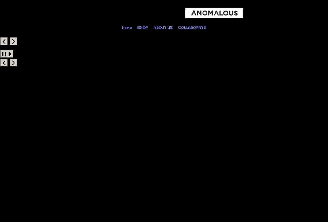 anomalousmonism.com shopify website screenshot