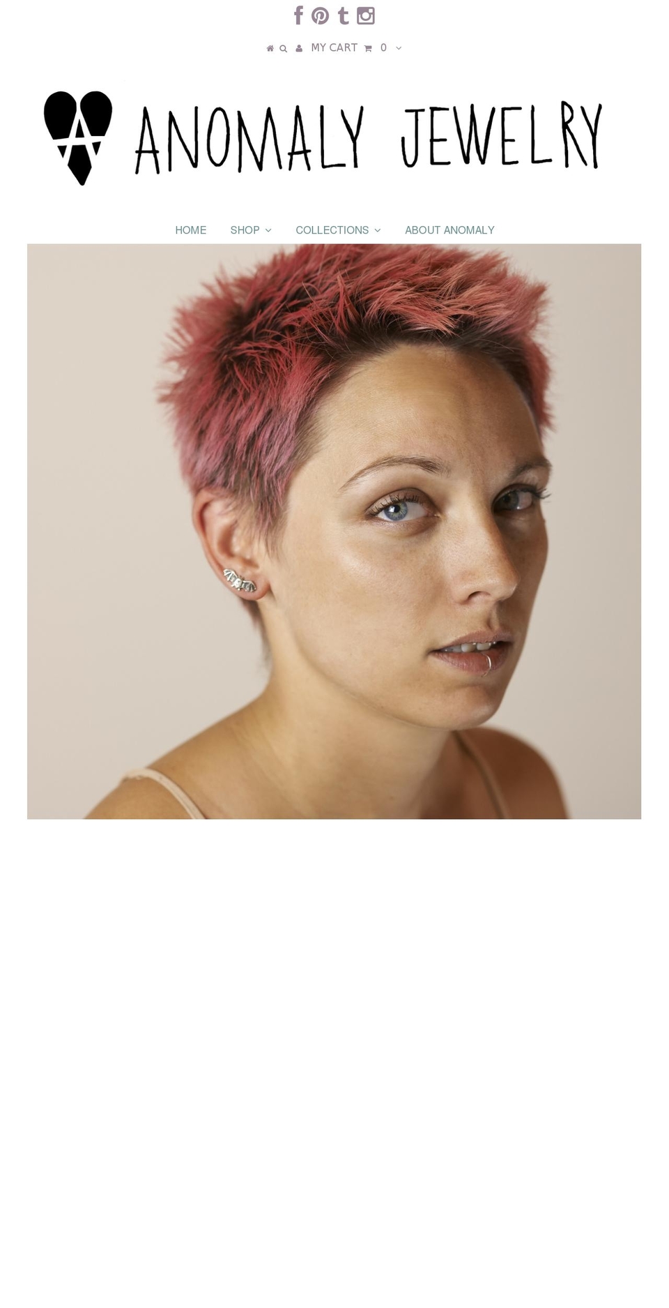 anomalyjewelry.com shopify website screenshot