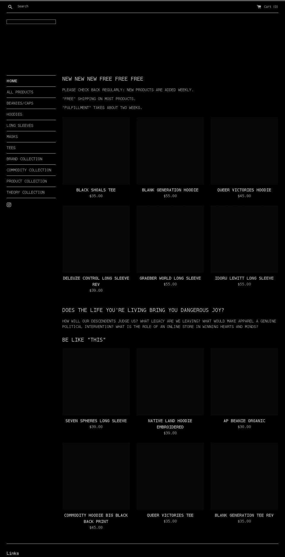 anonymouspeoples.com shopify website screenshot