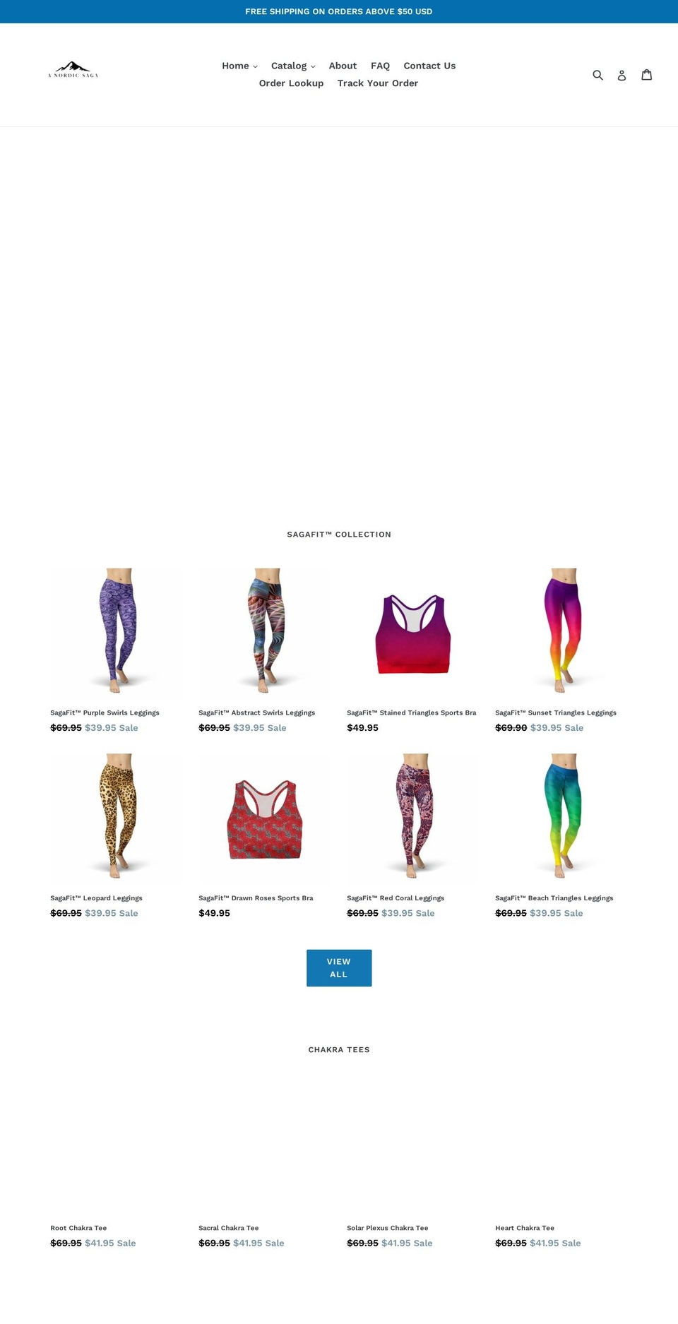 anordicsaga.com shopify website screenshot