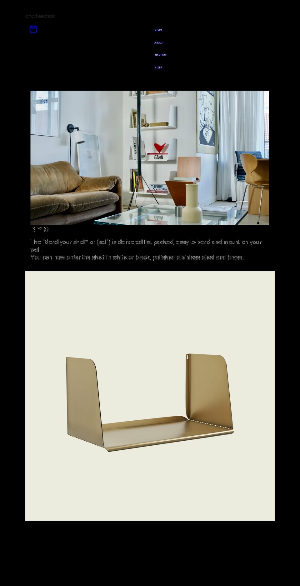 Chair Shopify theme site example anotherchair.com