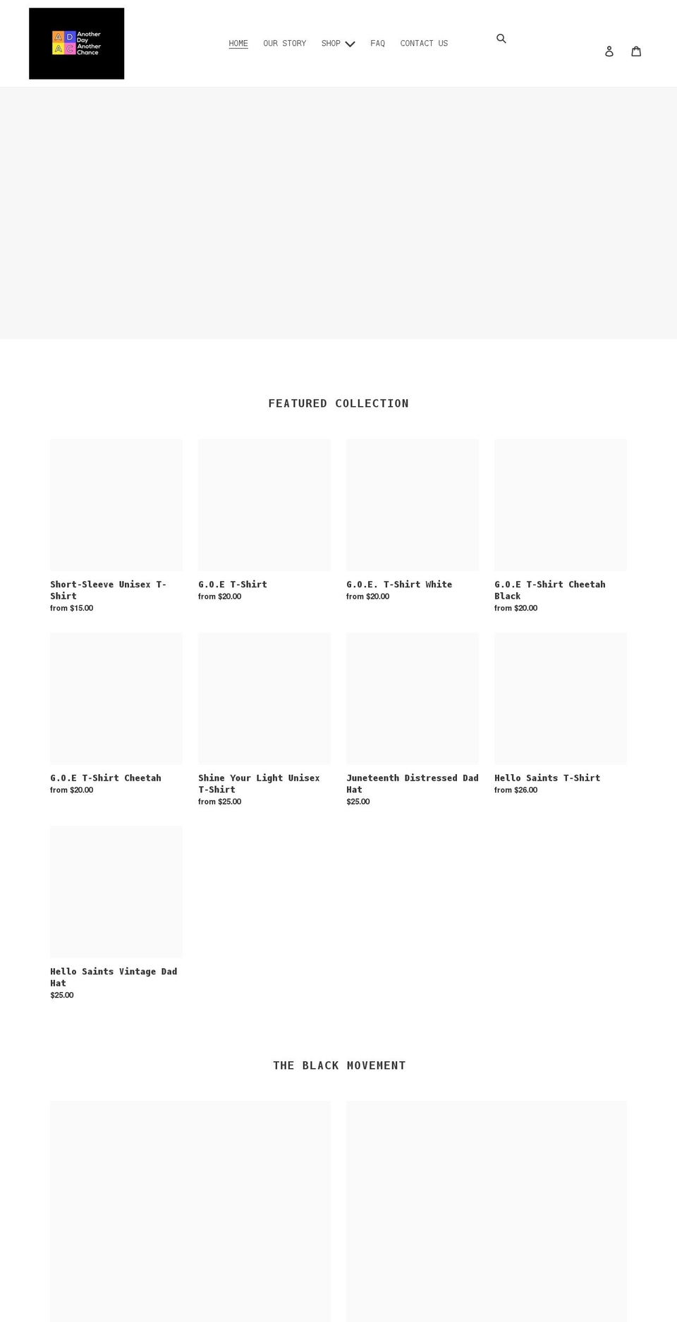 anotherdayanotherchancellc.com shopify website screenshot