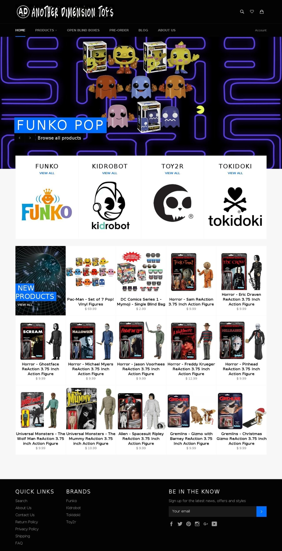 anotherdimensiontoys.net shopify website screenshot