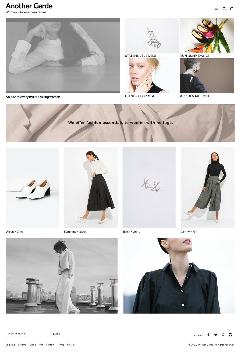 anotherguard.com shopify website screenshot