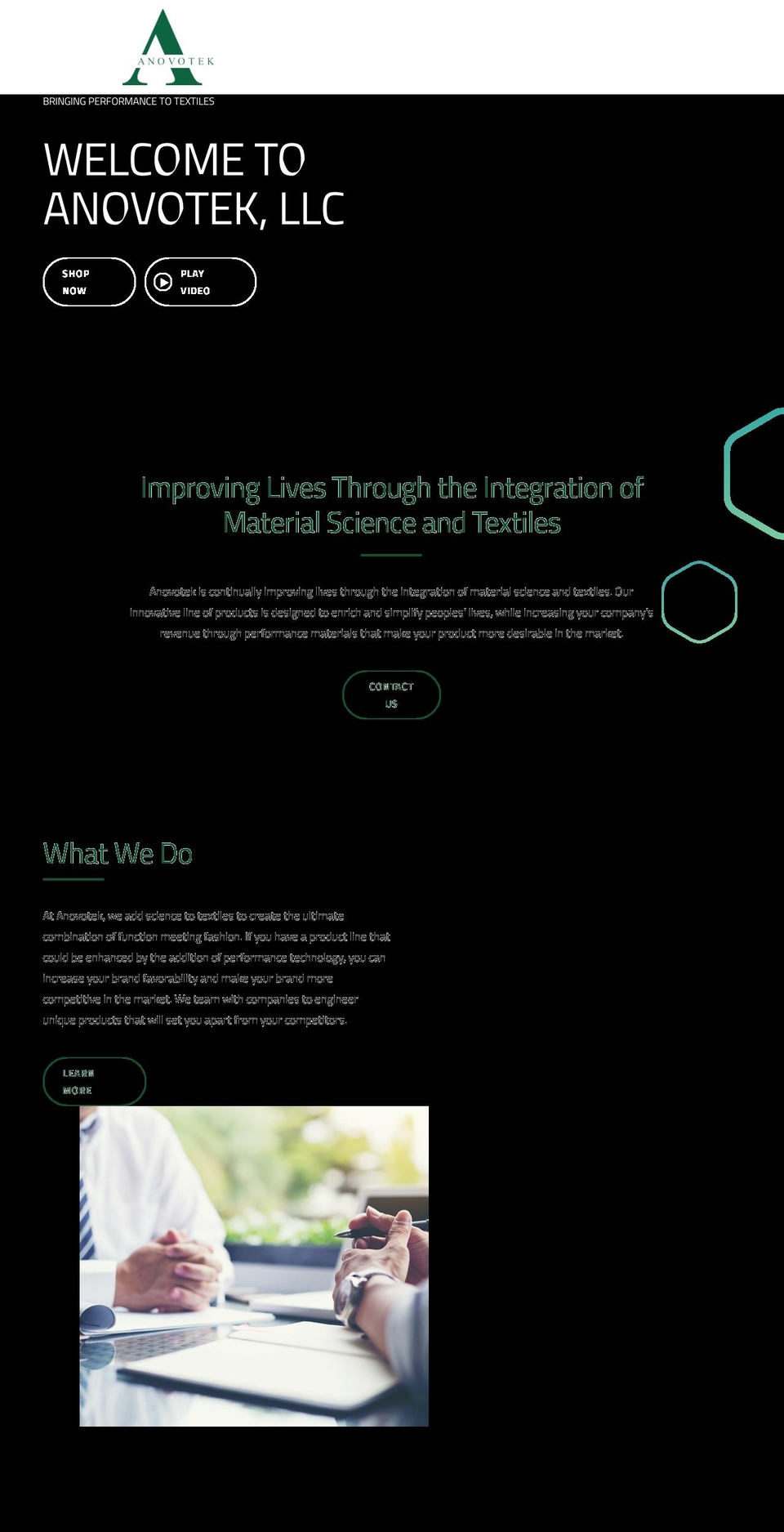 anovotek.com shopify website screenshot