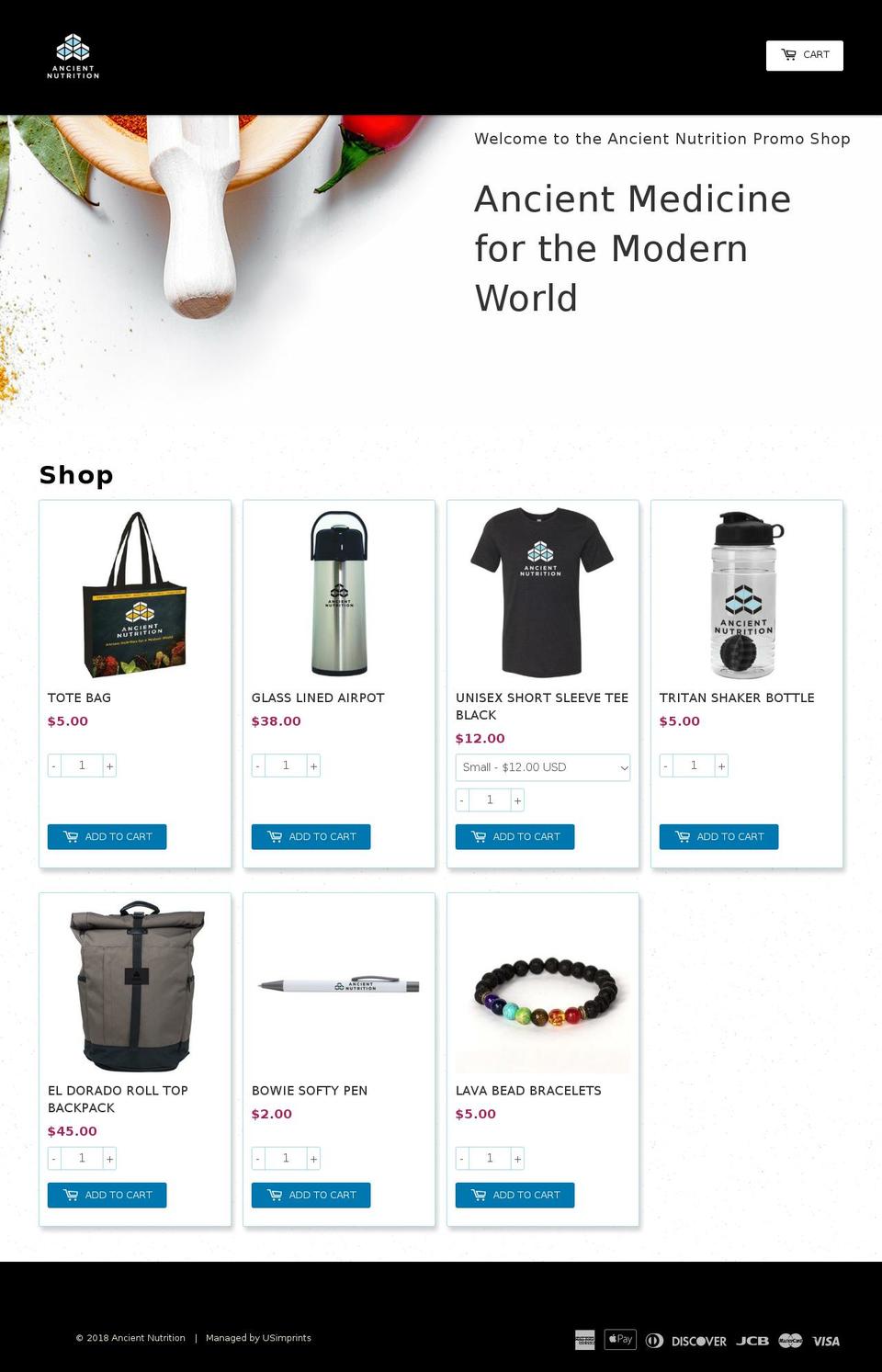 anpromoshop.com — Shopify storefront screenshot