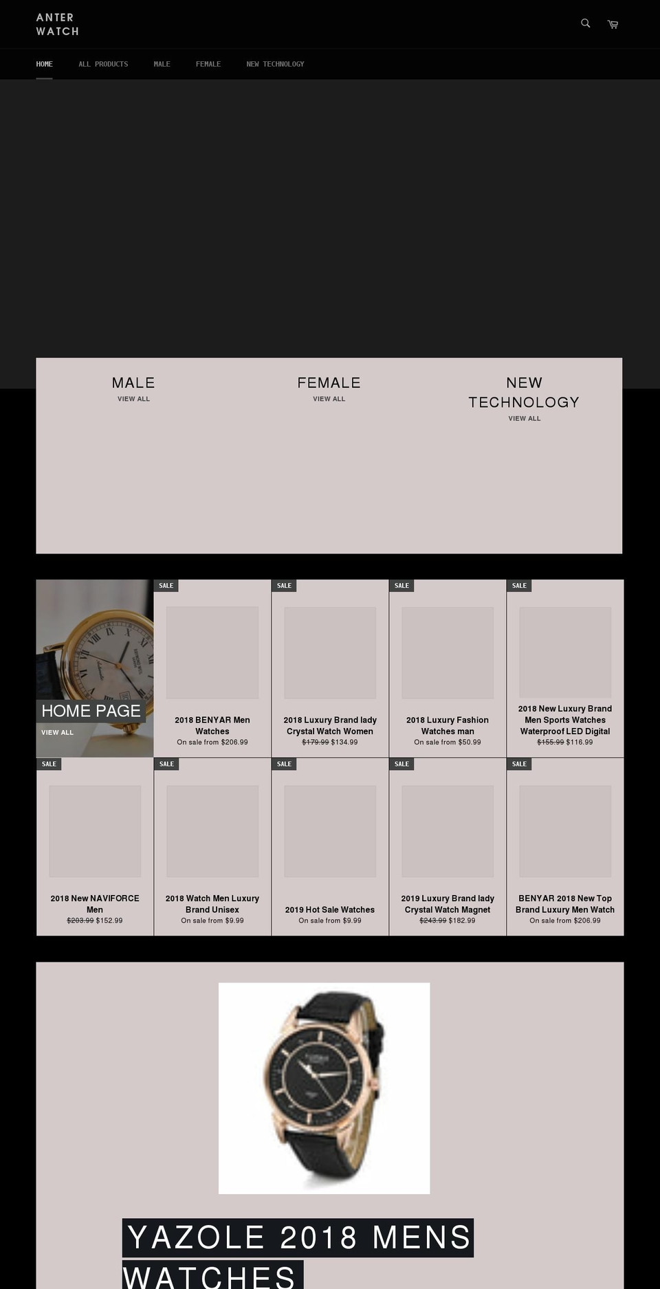 anter-dis-ticaret.myshopify.com shopify website screenshot