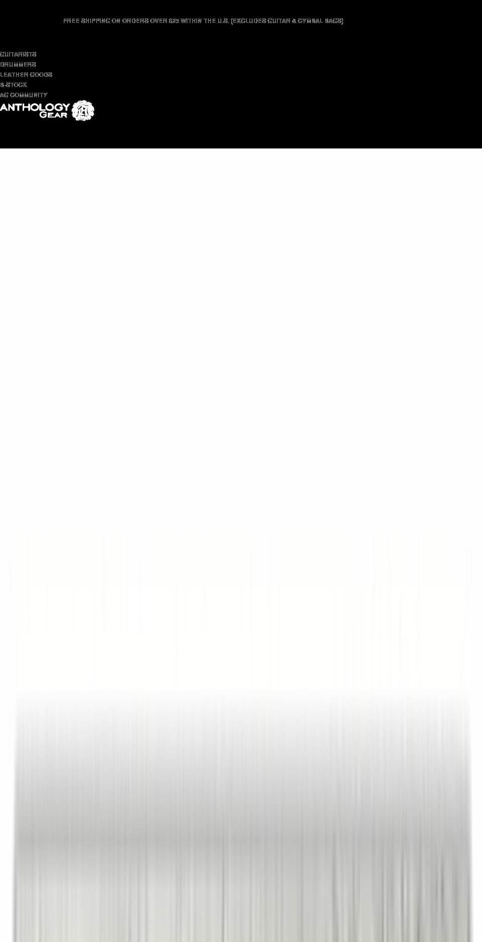 anthologygear.com — Shopify storefront screenshot