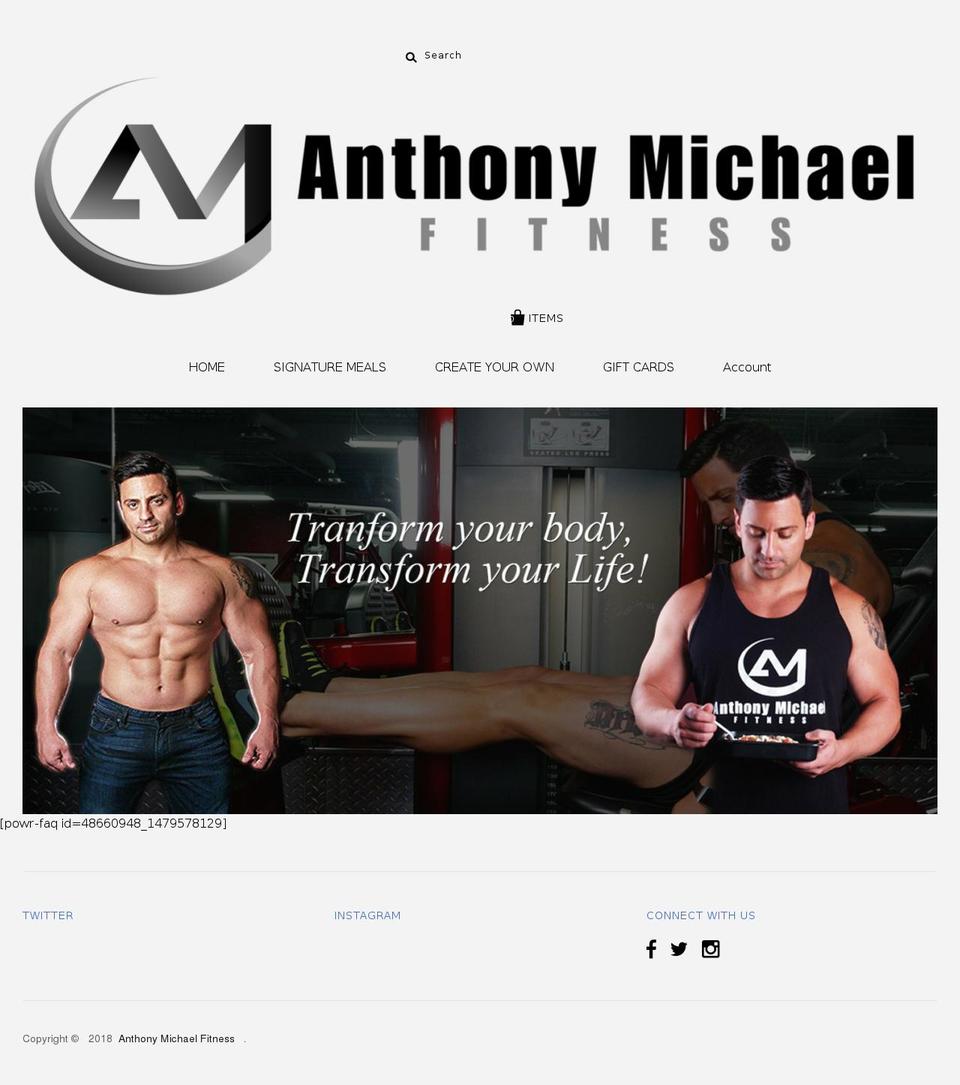 anthony-michael-fitfoods.myshopify.com shopify website screenshot
