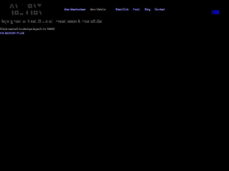 anthonybourbon.com shopify website screenshot
