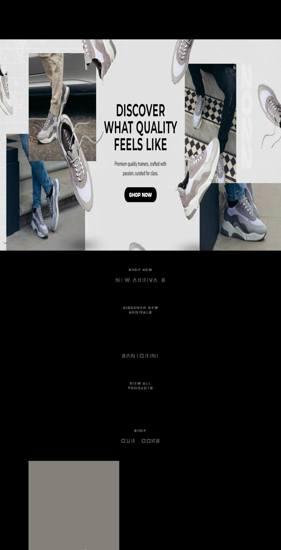 anthonydawn.com shopify website screenshot