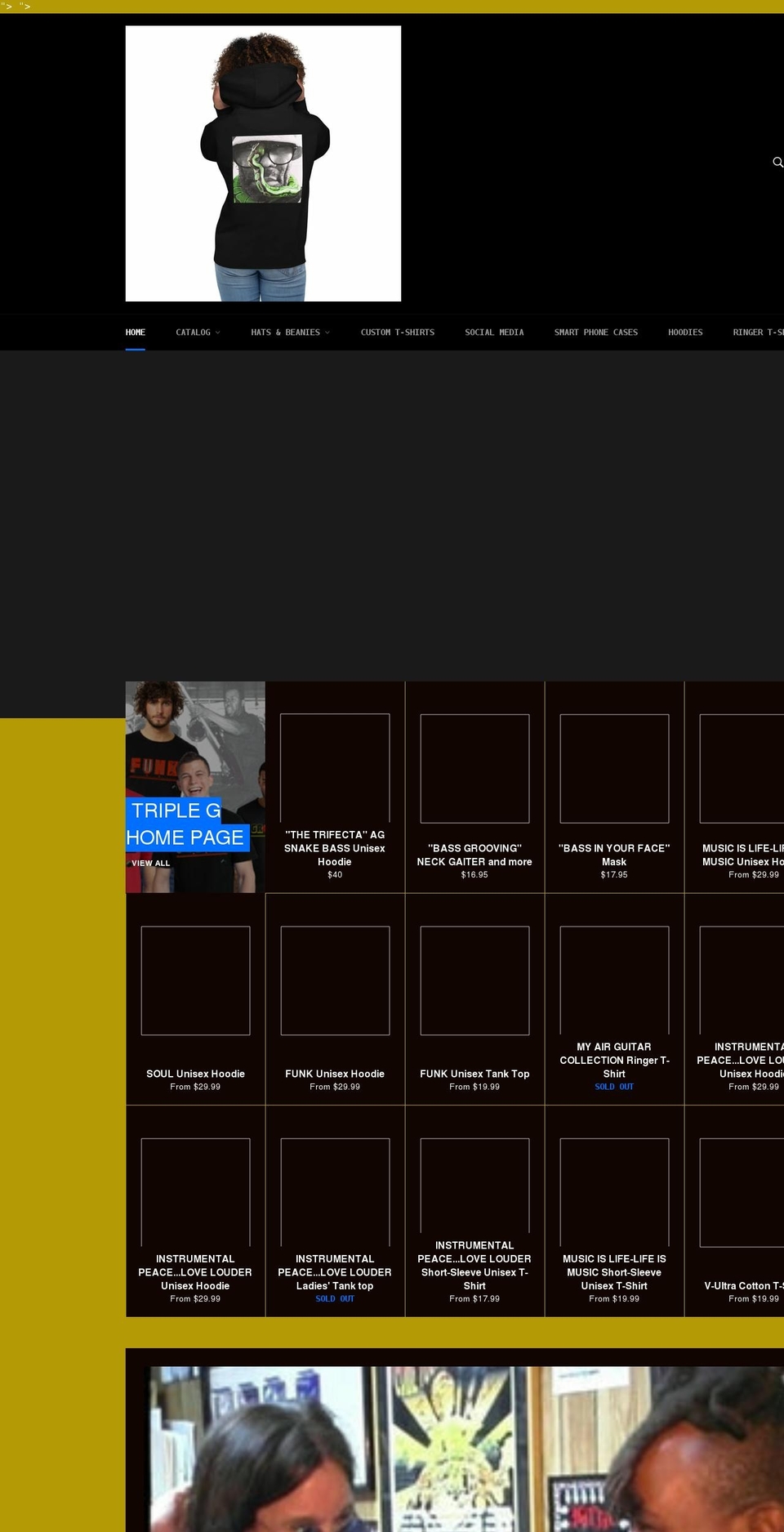 anthonygeathers.com shopify website screenshot