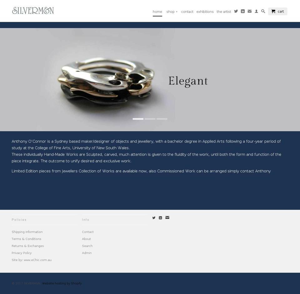 anthonyoconnor.com.au shopify website screenshot