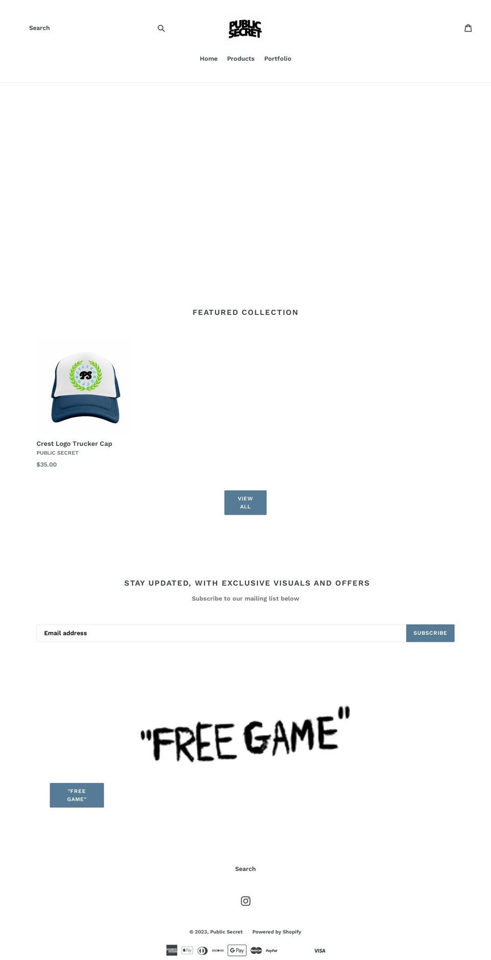 anthonyraeshawn.com — Shopify storefront screenshot